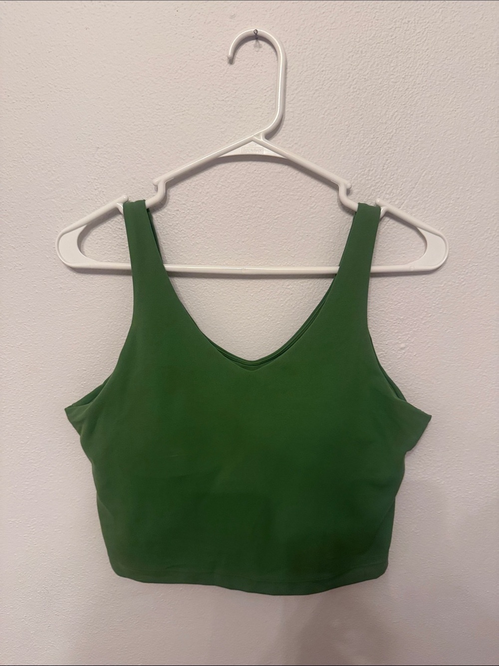 Athleta Forest Green Scoop Neck Crop Tank